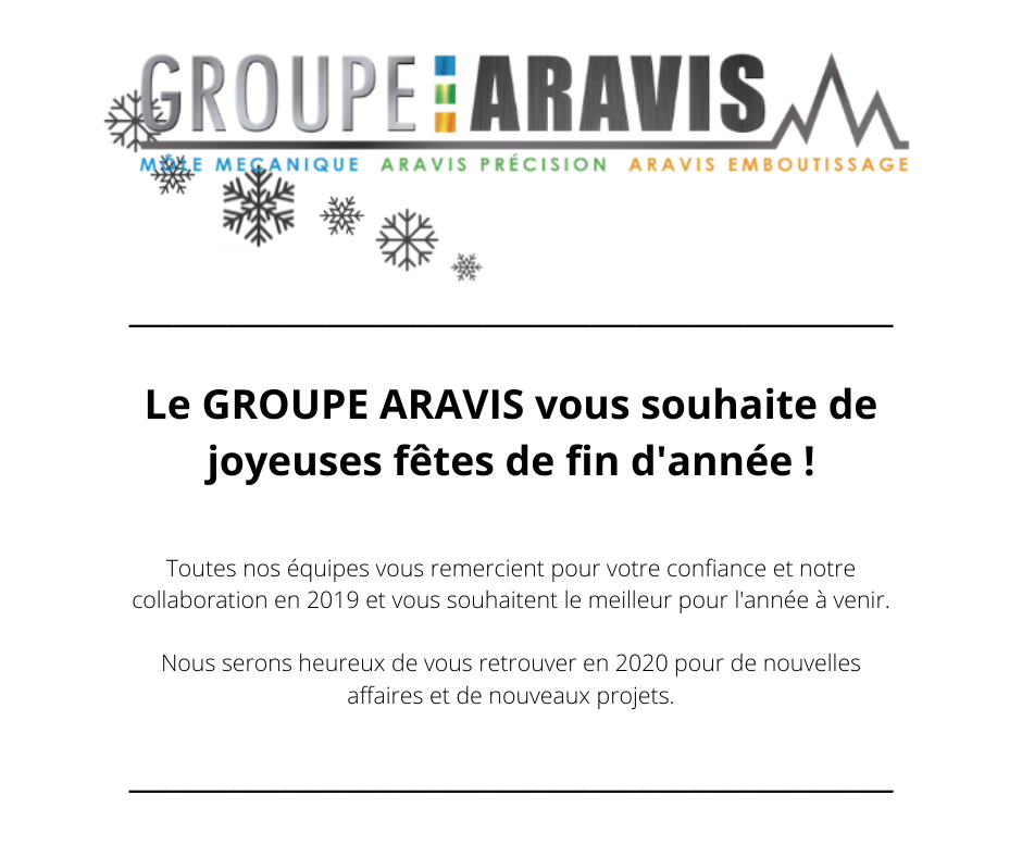 visuel 2019 facebook post joyeuses fetes aravis precision mecanique de precision aravis precision