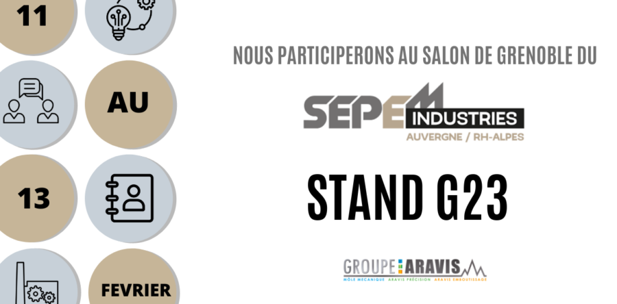 SALON SEPEM INDUSTRIES: UNE PREMIÈRE POUR LE GROUPE ARAVIS !